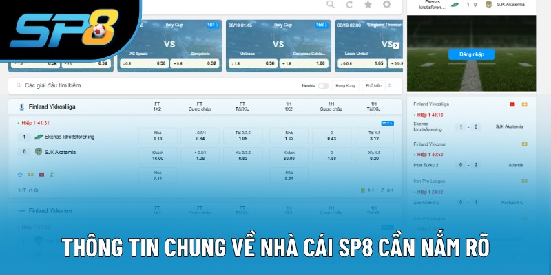 Thông tin chung về nhà cái SP8 cần nắm rõ