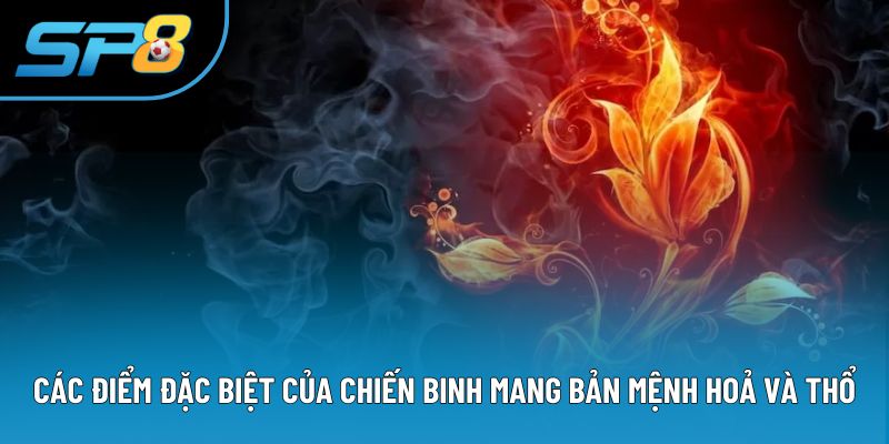 Các điểm đặc biệt của chiến binh mang bản mệnh Hoả và Thổ