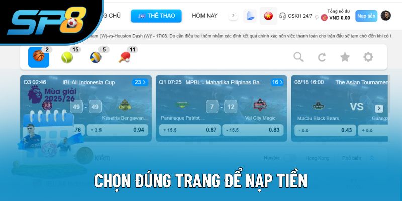 Chọn đúng trang chủ - Không nhầm lẫn